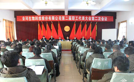 w88win官网生物公司第二届职工代表大会第二次整个会议隆沉召开